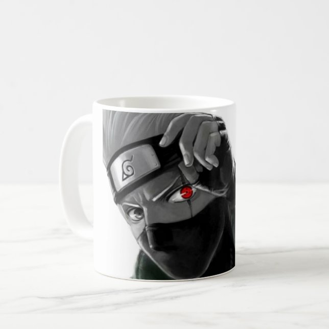 Caneca De Café Kakashi (Frente Esquerda)