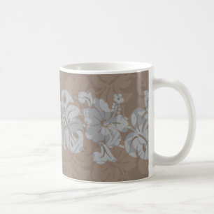 Caneca De Café Kalakaua Hawaiian Hibiscus Border KL302
