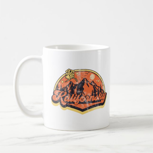 Caneca De Café Kalifornsky, Alasca (Esquerda)