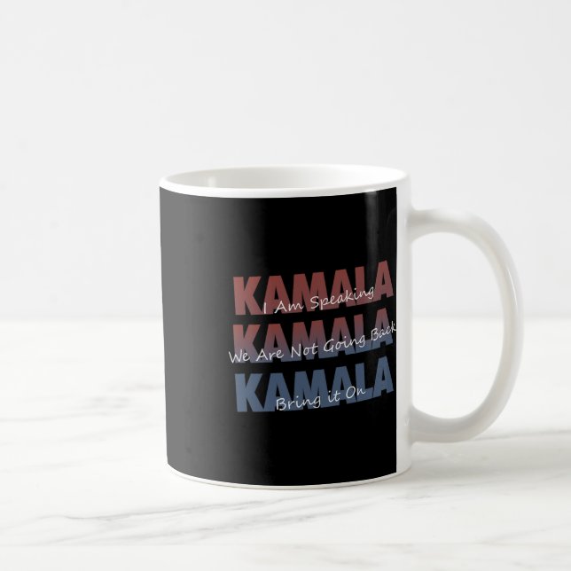 Caneca De Café Kamala Com Kalama Harris Cita (Direita)