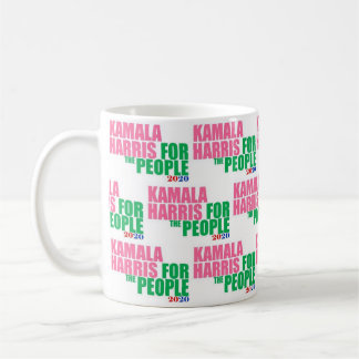 Caneca De Café Kamala Harris 2020 AKA para as pessoas do azulejo