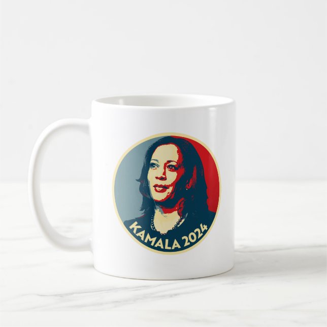 Caneca De Café Kamala Harris 2024 (Esquerda)