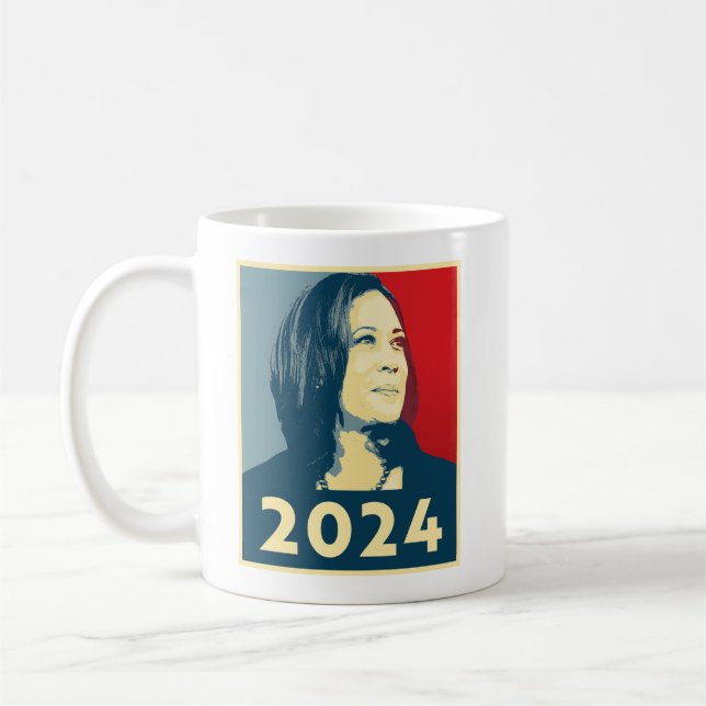 Caneca De Café Kamala Harris 2024 (Esquerda)