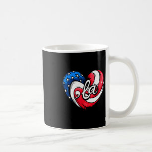 Caneca De Café Kamala Harris 2024 Bandeira Americana Coração Víru