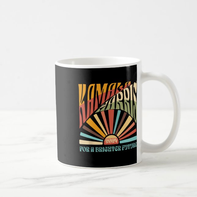 Caneca De Café Kamala Harris 2024 Brighter Future Kamala Sunrise (Direita)