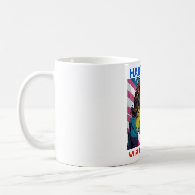 CANECA DE CAFÉ KAMALA HARRIS 2024 NÃO VOLTAMOS (Esquerda)