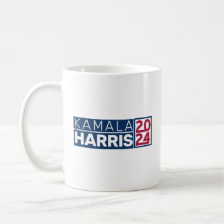Caneca De Café Kamala Harris 2024 Presidente Americano Flag Vinta