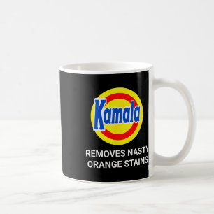 Caneca De Café Kamala Harris 2024 Remove Bandas Laranja Desagradá