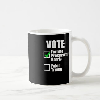 Caneca De Café Kamala Harris 2024 - Vote Ex-Procurador Harris