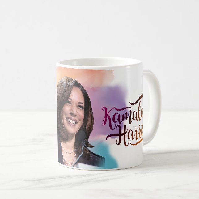 Caneca De Café Kamala Harris Coffee Mug (Frente Esquerda)