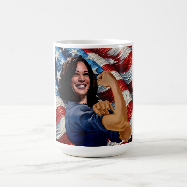 Caneca De Café Kamala Harris como Rosie (Centro)
