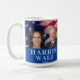Caneca De Café Kamala Harris E Tim Walz 2024