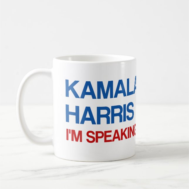 Caneca De Café Kamala Harris, estou falando! (Esquerda)