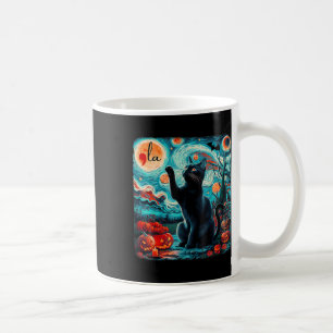 Caneca De Café Kamala Harris Halloween Bats Starned Night Black C