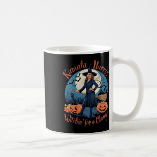 Caneca De Café Kamala Harris Halloween Witch cita eleição de 2024
