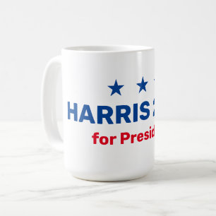 Caneca De Café Kamala Harris Para O Presidente 2024