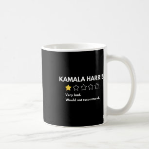 Caneca De Café Kamala Harris Um Ataque De 1 Estrela Muito Ruim Nã