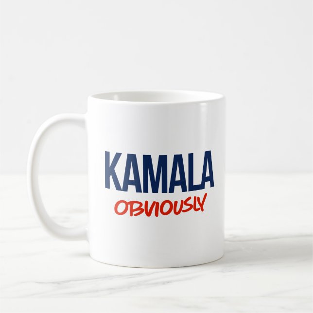 CANECA DE CAFÉ KAMALA OBVIAMENTE (Esquerda)