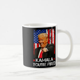 Caneca De Café Kamala Você é demitido Presidente Trump 2024 Rindo