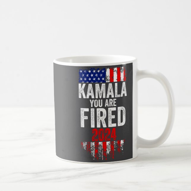 Caneca De Café Kamala You're Fired Funny Anti Kamala Harris Elect (Direita)