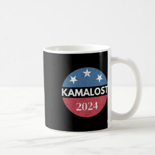 Caneca De Café Kamalost Kamala perdeu 2024 após as eleições Trump
