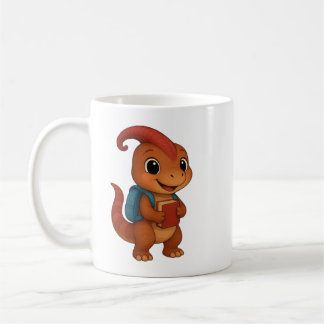 Caneca De Café Kammli vai à Escola – Dino com Mochila