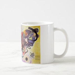 Caneca De Café Kandinsky Amarelo Azul