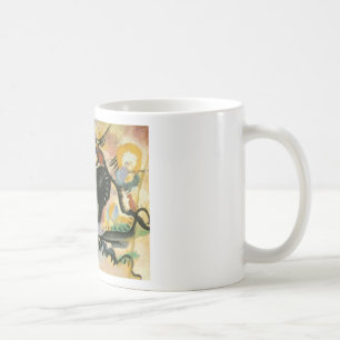 Caneca De Café Kandinsky Black Spot Abstrato