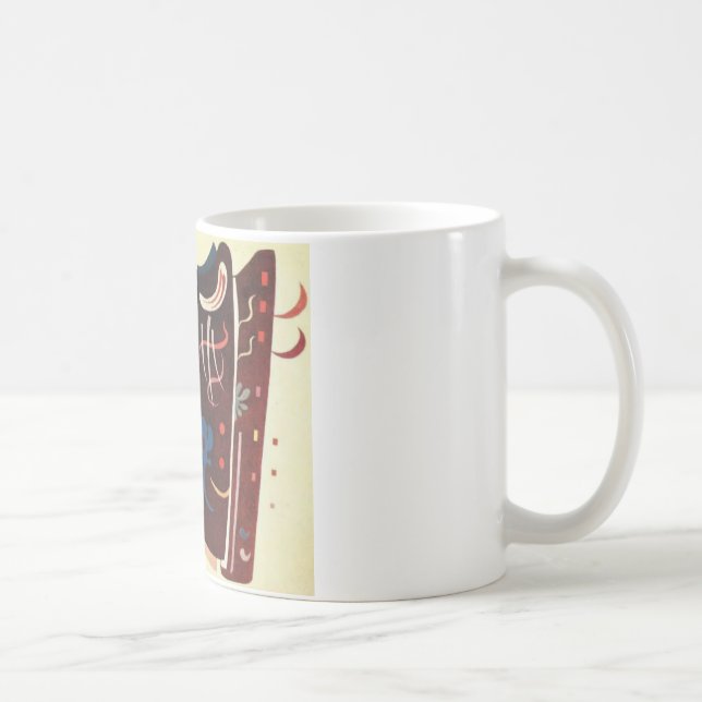 Caneca De Café Kandinsky Brown com Abstrato suplementar (Direita)