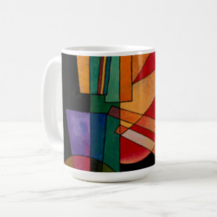 Caneca De Café Kandinsky - Interpretação Abstrata