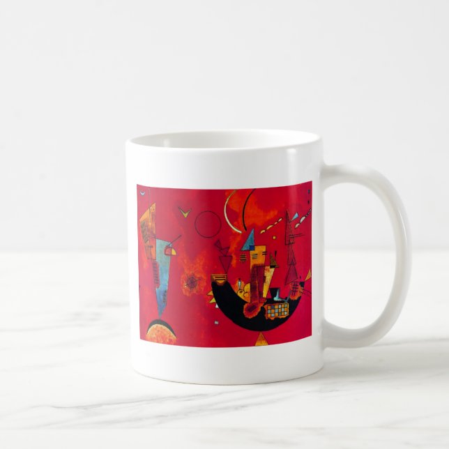 Caneca De Café Kandinsky Mit und Gegen (Direita)