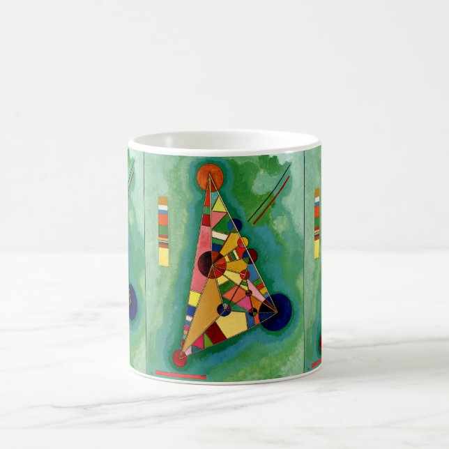 Caneca De Café Kandinsky - Multicolored Triangle (Centro)