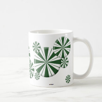 Caneca De Café Kandy de Stripe de Spearmint