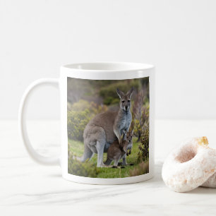 Caneca De Café Kangaroo e Joey