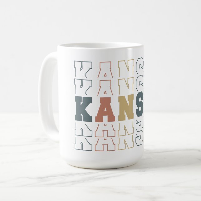 Caneca De Café Kansas (Frente Esquerda)