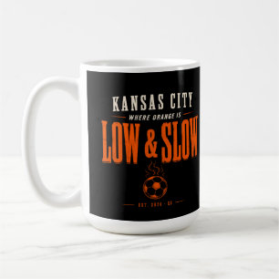 Caneca De Café Kansas City Onde o Laranja é Baixo e Lento