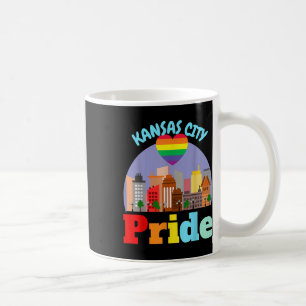 Caneca De Café Kansas City Orgulho gay Lgbtqia Missouri Kc Mo Les