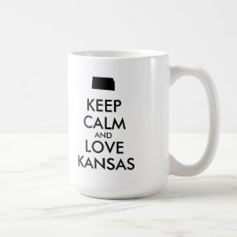 Caneca De Café KANSAS de MANUTENÇÃO e AMOR personalizáveis