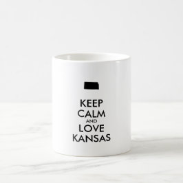Caneca De Café KANSAS de MANUTENÇÃO e AMOR personalizáveis