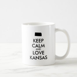Caneca De Café KANSAS personalizável de manutenção e amor