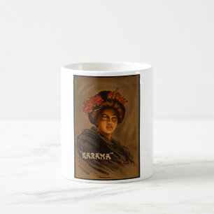 Caneca De Café Karama: Jogue Geisha Romance Japonês