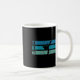 Caneca De Café Karate Birthday 10 Anos Taekwondo Boy 10th Bi