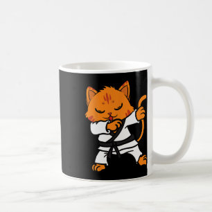 Caneca De Café Karate Cat Dab Dance Artes Marciais Dabbing Comt S