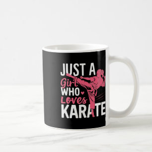 Caneca De Café Karate É Uma Menina Que Ama Artes Marciais Karate
