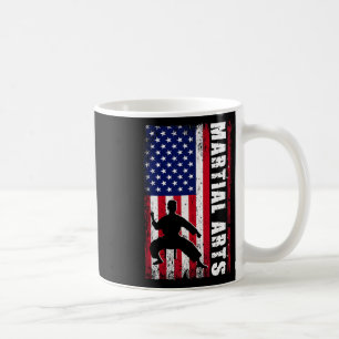 Caneca De Café Karate Martial Arts Usa Bandeira Americana Gi Patr