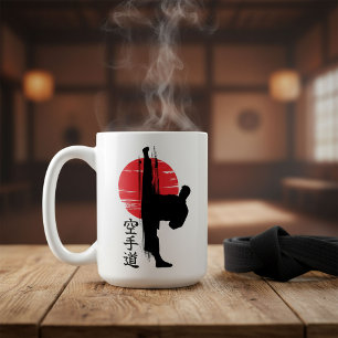 Caneca De Café Karate Mawashi geri