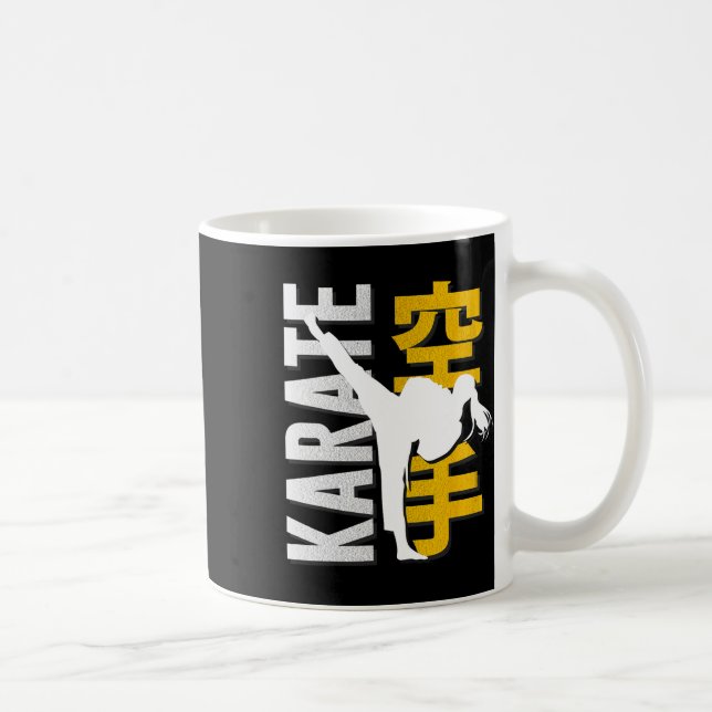 Caneca De Café Karate Shirts Artes Marciais - Raparigas (Direita)
