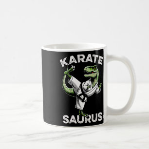Caneca De Café Karatesaurus T-rex Karatê Dino Dinossauro Engraçad