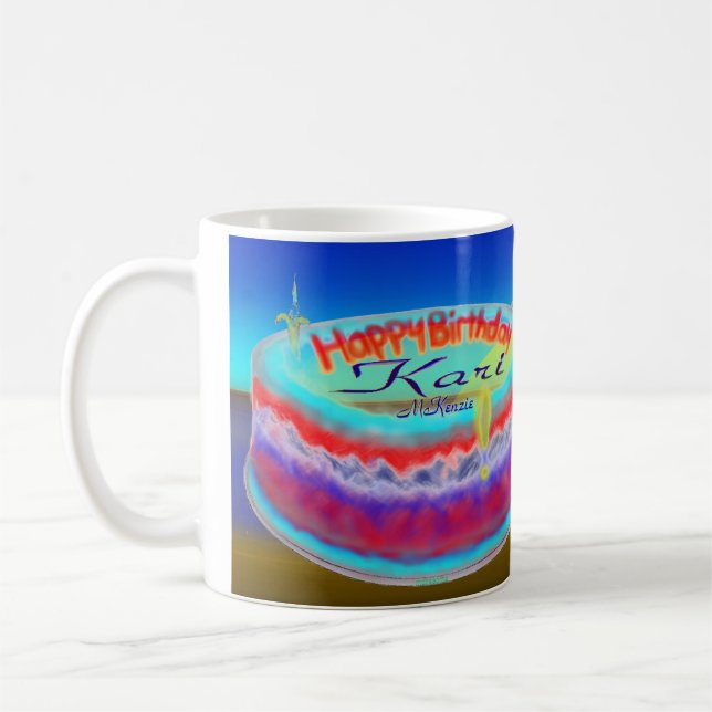 Caneca De Café Kari McKenzie's Julho BD Mug (Esquerda)