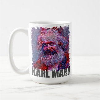 Caneca De Café KARL MARX - Retrato NFT por Marco Aureggi